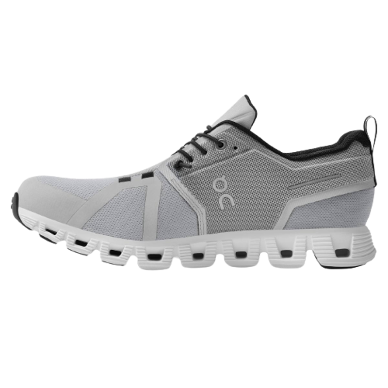 On Cloud 5 Waterproof Women's Shoes in Glacier/White-2